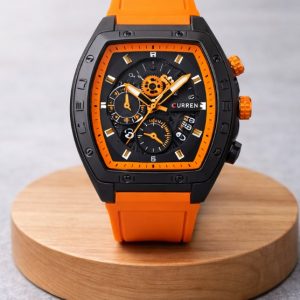 Reloj CURREN Original Deportivo Naranja